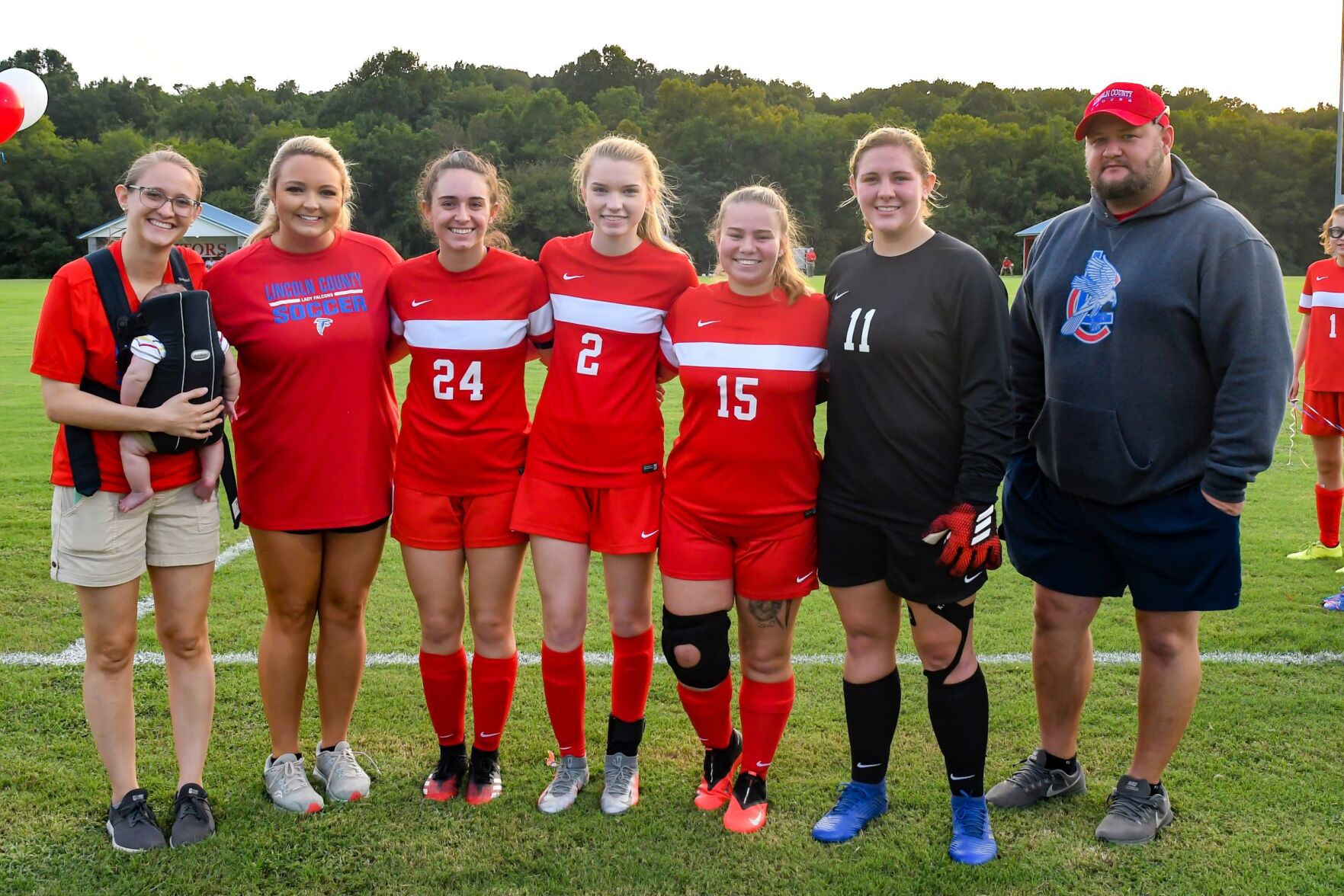 Lady Falcons honor seniors